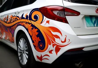 Vehicle wraps, decals and magnetic signage